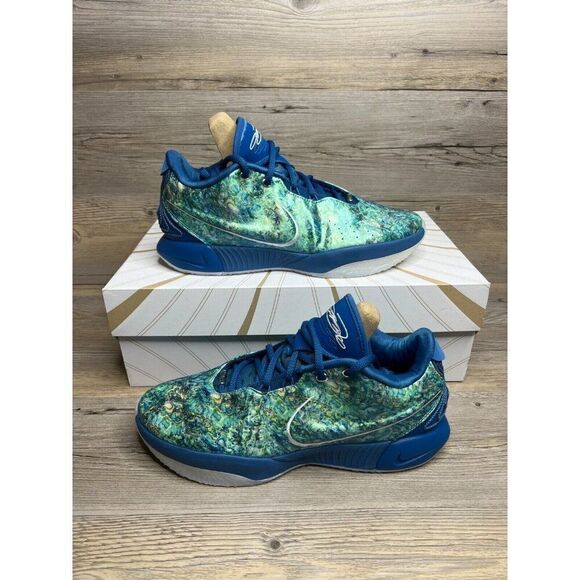 Nike LeBron 21 Abalone Men Size 11 Industrial Blue Court Blue FN0708 400